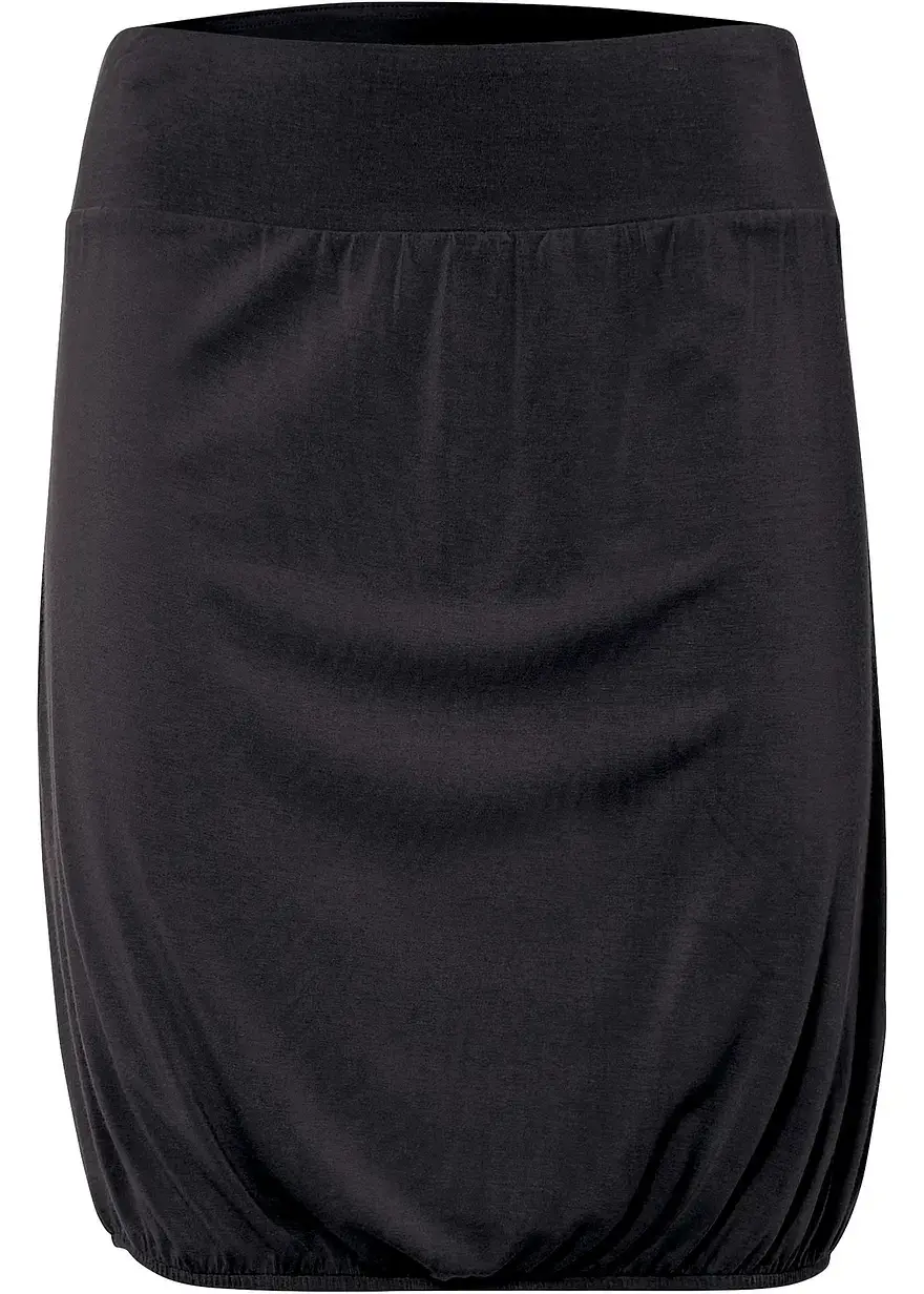 bonprix modisches Bandeau-Top mit elastischem Gummibund - schwarz - Damen