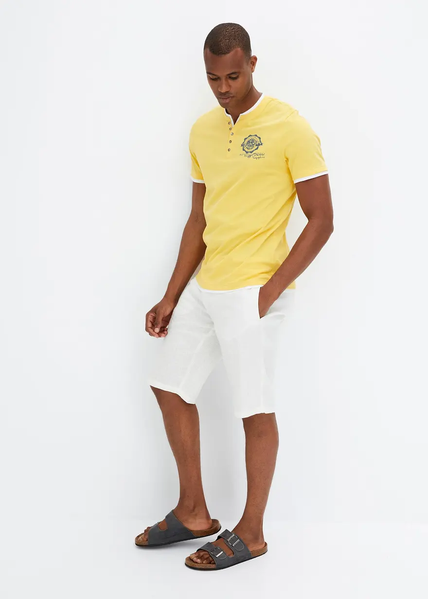 Bonprix Modisches Henleyshirt In Layeroptik Im 2er Pack