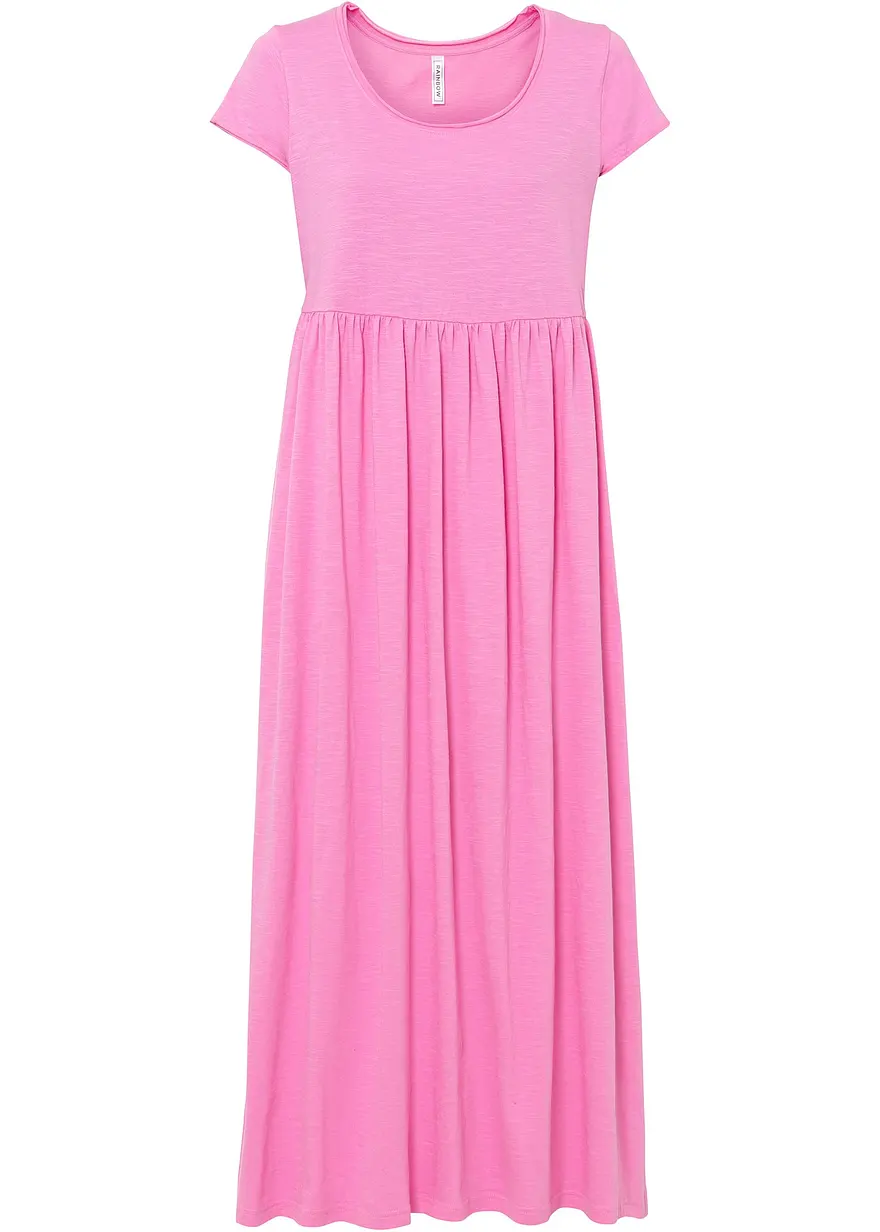 bonprix Modisches Jerseykleid mit seitlichen Taschen und Rundhalsausschnitt