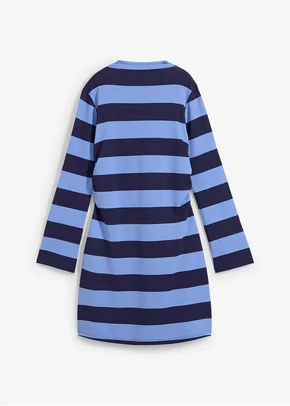 bonprix Modisches Jerseykleid mit Stehkragen und seitlicher Raffung