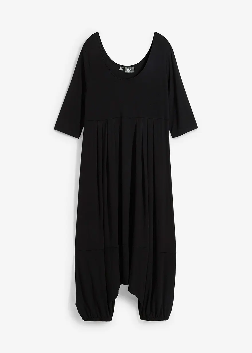 bonprix Modisches Jumpsuit mit Haremshose und Rundhals aus nachhaltiger Viskose