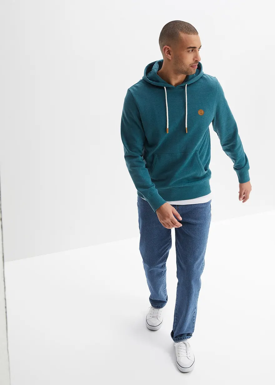 Bonprix Modisches Kapuzensweatshirt Mit Einer Kanguruhtasche Innen Weich Angeraut