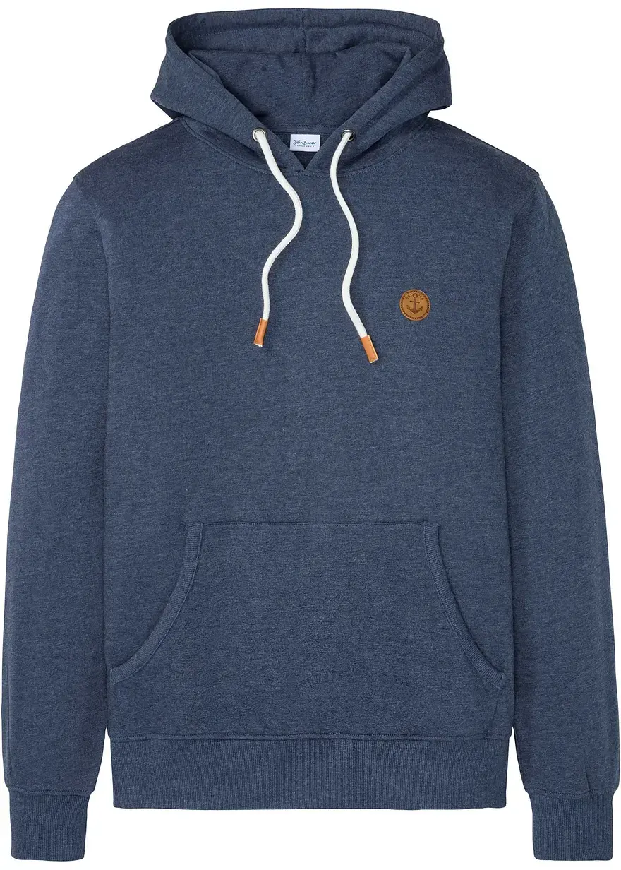 bonprix Modisches Kapuzensweatshirt mit einer Kanguruhtasche innen weich angeraut