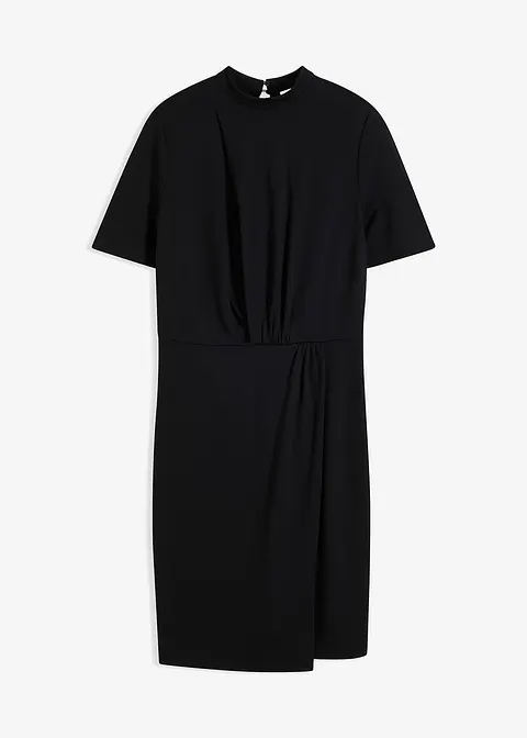 bonprix modisches Kleid aus Punto di Roma - schwarz - Damen