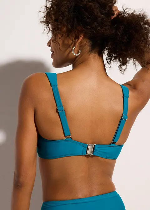 Bonprix Modisches Minimizer Bikini Oberteil - Petrol Cup C