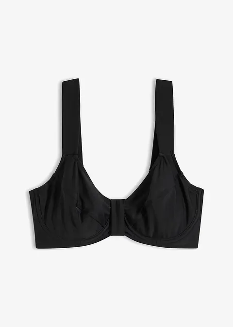bonprix Modisches Minimizer Bikini Oberteil - schwarz Cup C