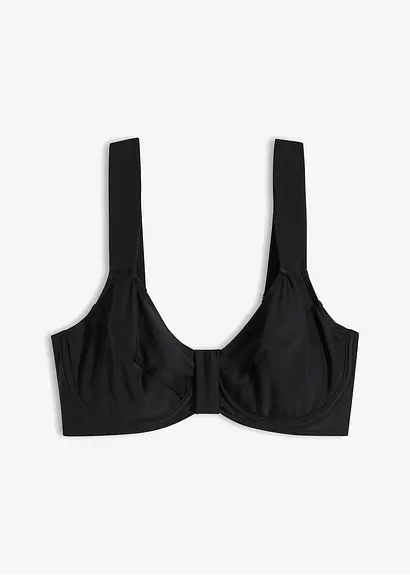 bonprix Modisches Minimizer Bikini Oberteil - schwarz Cup D