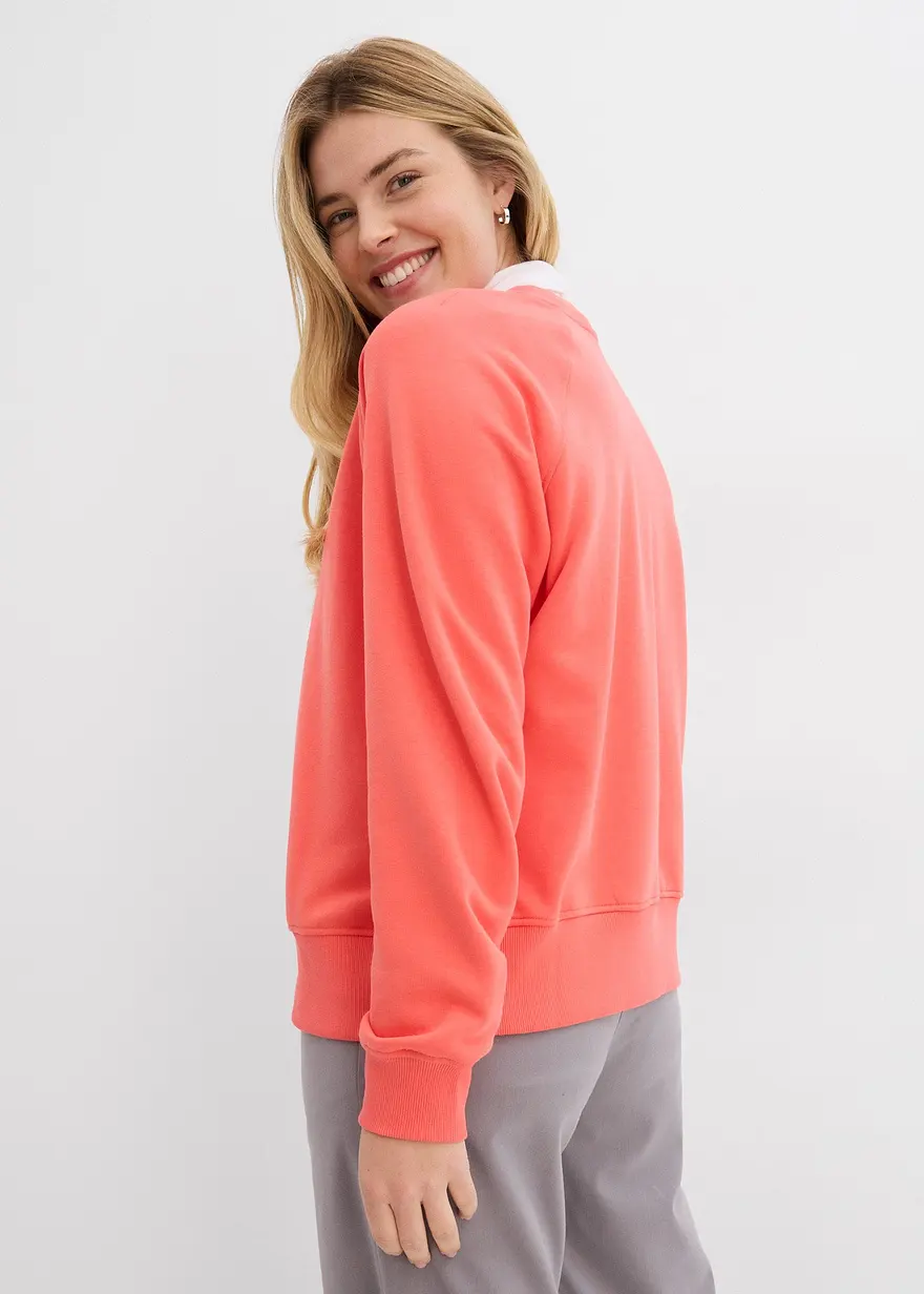 Bonprix Modisches Oversize-Sweatshirt Mit Langen Armen. - Pink