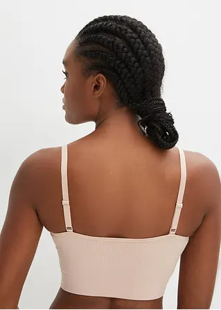 Bonprix Nahtlos Verarbeitetes Bustier Aus Geripptem Nachhaltigen Material Für Ein Angenehmes Tragegefühl