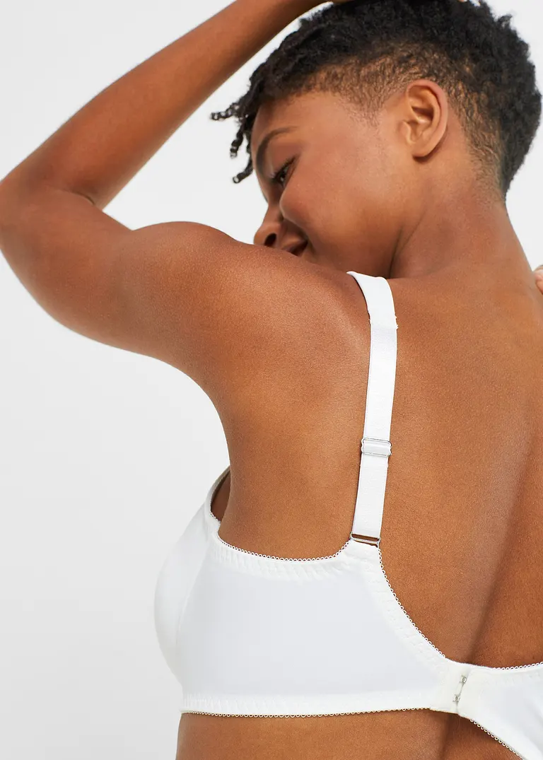 Bonprix Nahtloser BH Im Schlichten Design - Weiß Cup H - Damen