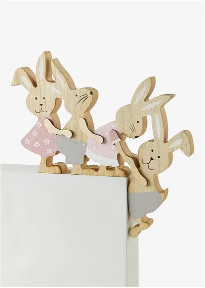 bonprix Niedliche Hasen-Dekoration für den Türrahmen - braun