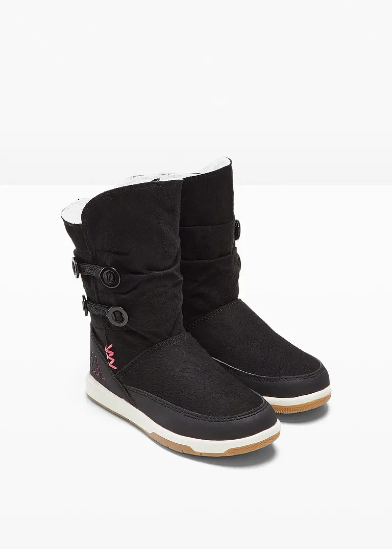 Bonprix Niedlicher Winter Boot Von Kappa Mit Schönen Details - Schwarz