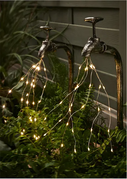 Bonprix Originelle Beleuchtung Für Den Garten Terrasse Oder Balkon - 2 Wasserhähne Mit Je 30 LED´s