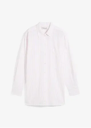 bonprix Oversized Bluse aus einem Bio-Baumwollstoff mit Webstruktur bonprix Oversized Bluse aus einem Bio-Baumwollstoff mit Webstruktur