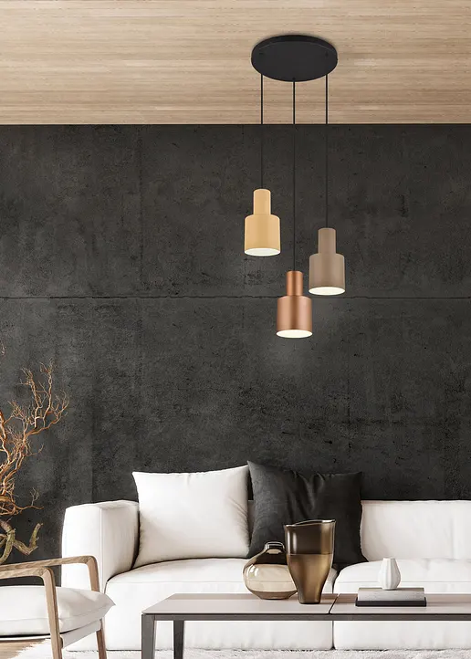 Bonprix Pendelleuchte Mit Moderner Farbkombination Mit Beige Und Coffee-Tönen