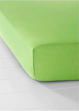 bonprix Perfekte Passform: Jersey Spannbettlaken - grün