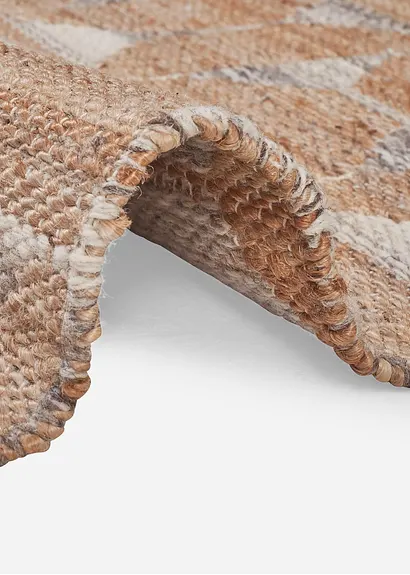 Bonprix Pflegeleichtes Flachgewebe Mit Fransen - Beige