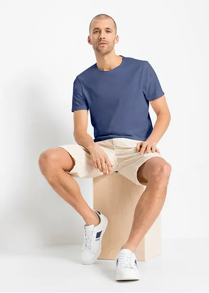 Bonprix Praktische Basic T-Shirt Packung Mit Rundhalsausschnitt