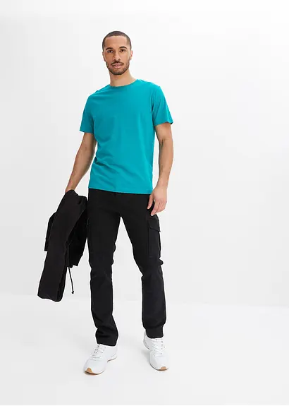 Bonprix Praktische Basic T-Shirt Packung Mit Rundhalsausschnitt