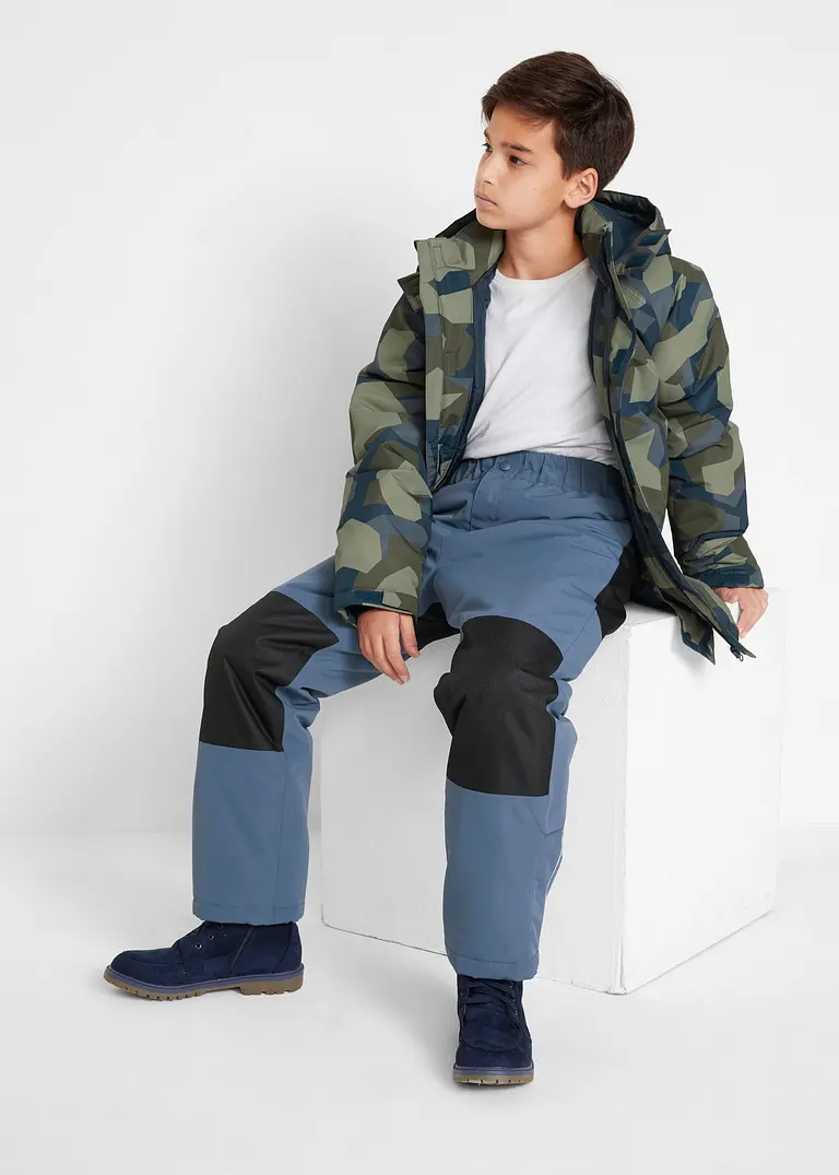 Bonprix Praktische Skihose Mit Reflektoren - Blau - Kinder