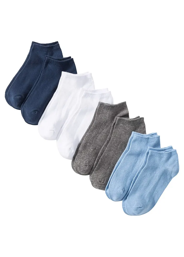 bonprix Praktische Sneakersocken im attraktiven Multipack