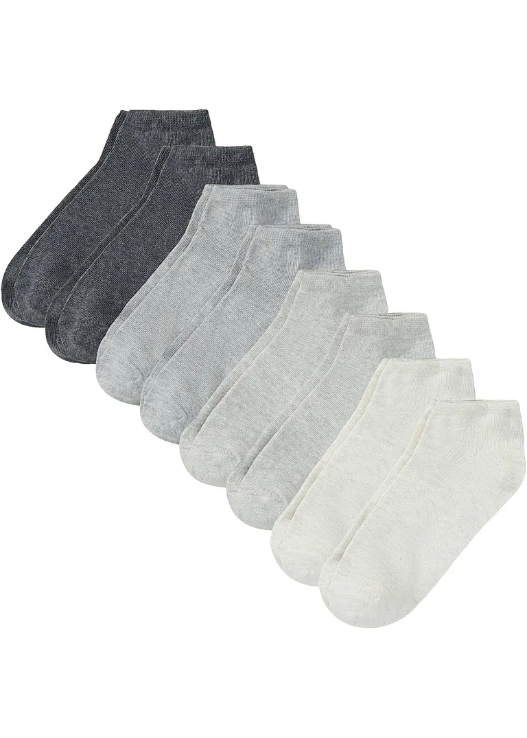 bonprix Praktische Sneakersocken im attraktiven Multipack