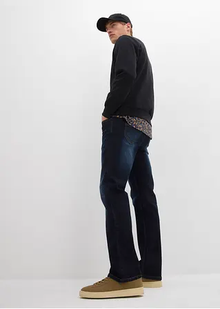 Bonprix Praktische Stretch-Jeans In Five-Pocket-Form Mit Eingearbeiteten Falten