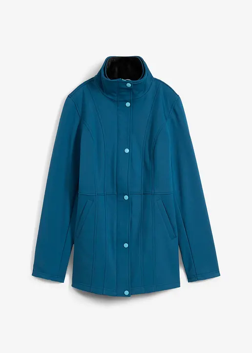 bonprix Praktische Übergangsjacke mit Stehkragen - petrol