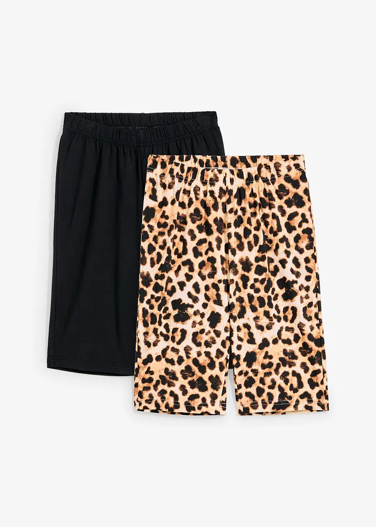 bonprix Praktisches 2er-Pack Radlerhosen für Mädchen - Kinder