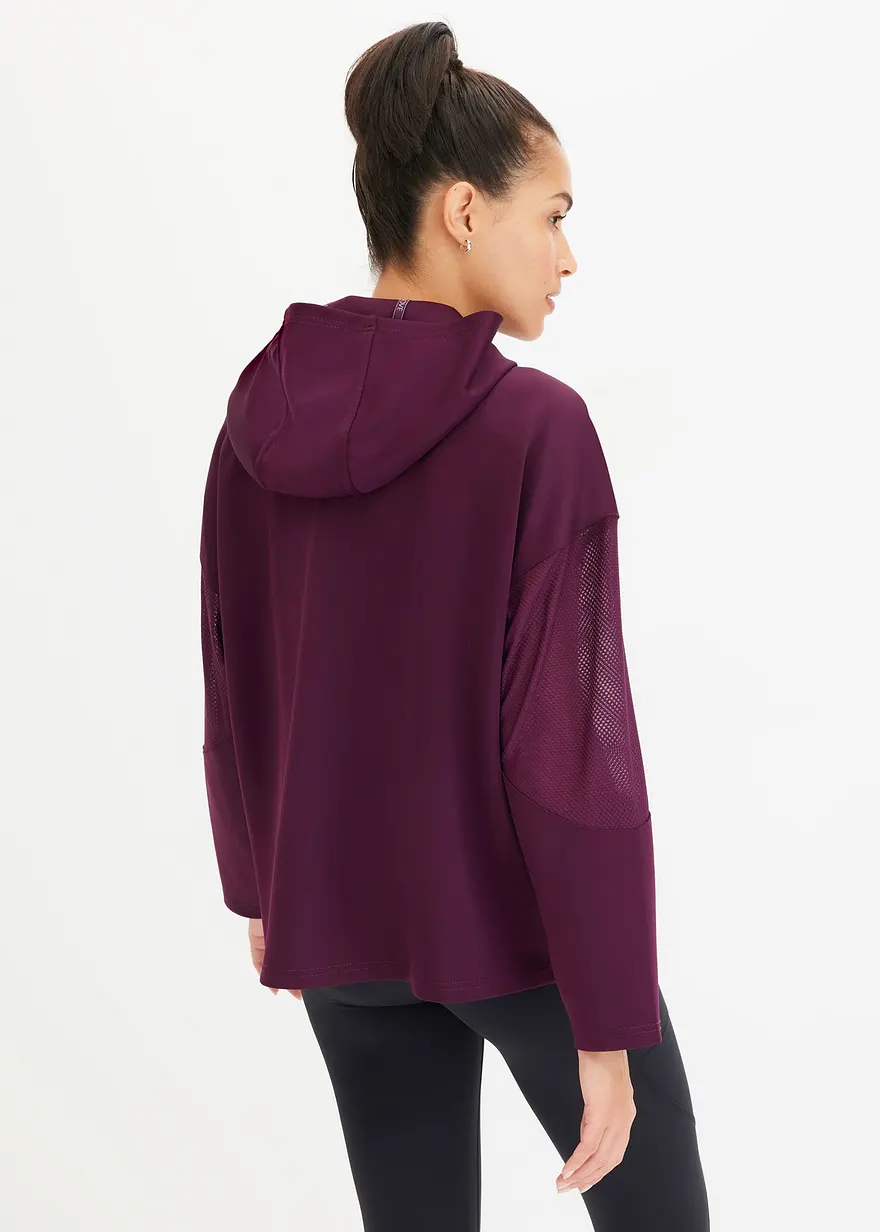 Bonprix Quick Dry Funktions-Sportjacke Mit Praktischen Taschen - Lila