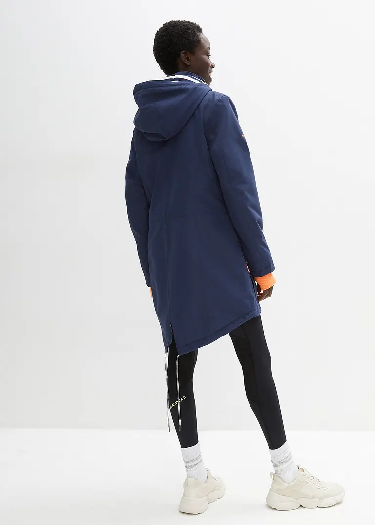 Bonprix Regenjacke Mit Tunnelzug A-förmig - Blau - Damen