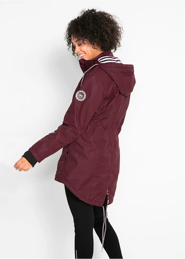 Bonprix Regenjacke Mit Tunnelzug A-förmig - Rot - Damen