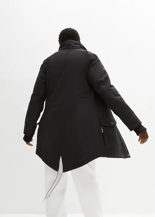 Bonprix Regenjacke Mit Tunnelzug A-förmig - Schwarz - Damen