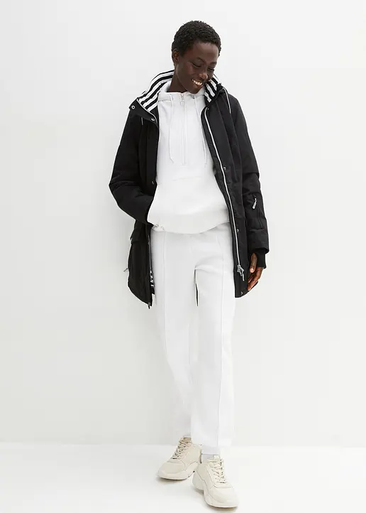 Bonprix Regenjacke Mit Tunnelzug A-förmig - Schwarz - Damen