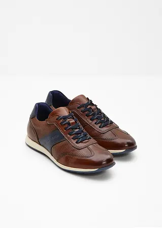 Bonprix Robuster Bugatti Sneaker Aus Leder - Braun - Herren
