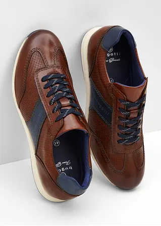 Bonprix Robuster Bugatti Sneaker Aus Leder - Braun - Herren
