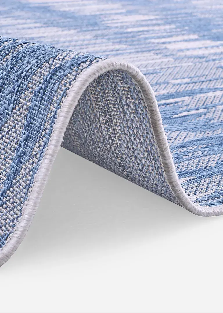 Bonprix Robuster Teppich Mit Klassischer Optik - Blau