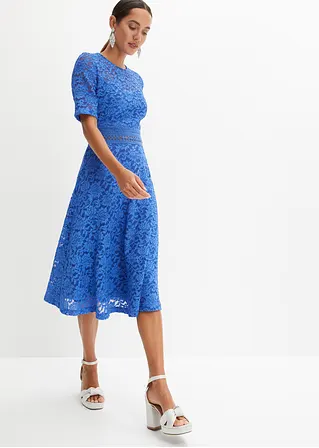 Bonprix Romantisch Und Feminin: Midikleid Aus Spitze Mit Häkeleinsatz In Der Taille