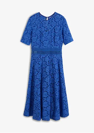 bonprix Romantisch und feminin: Midikleid aus Spitze mit Häkeleinsatz in der Taille