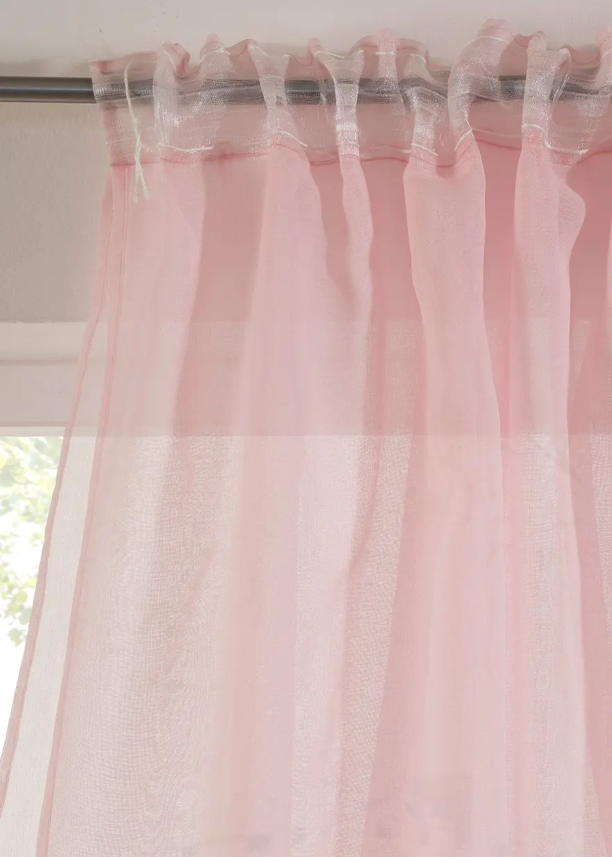 Bonprix Romantische Fenterdekoration - Rosa Multifunktionsband