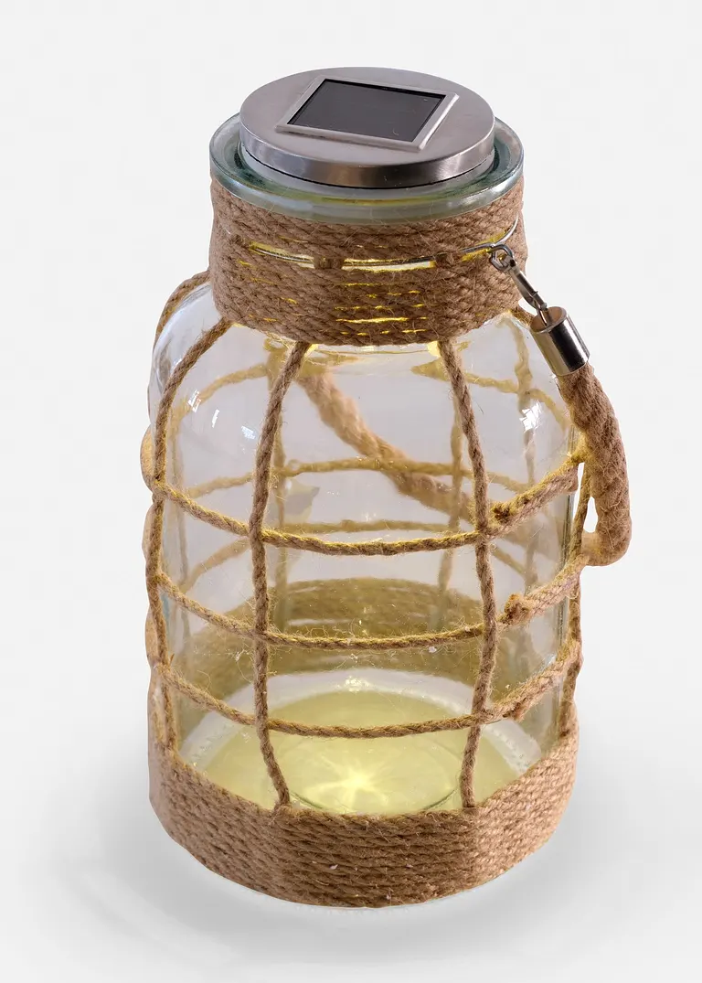 bonprix Rustikale Solarleuchte für stimmungsvolles Ambiente - beige