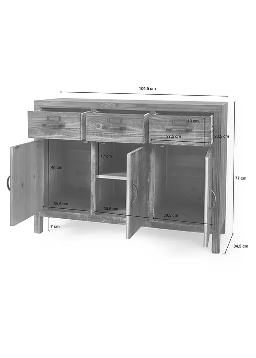 Bonprix Rustikales Sideboard – Dein Neuer Lieblingsplatz Für Stilvolle Ordnung