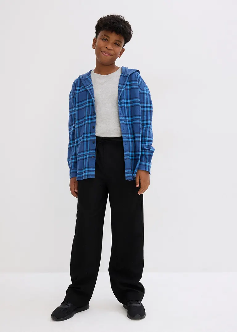 Bonprix Schicke Chinohose Im Anzuglook Für Jungen - Schwarz