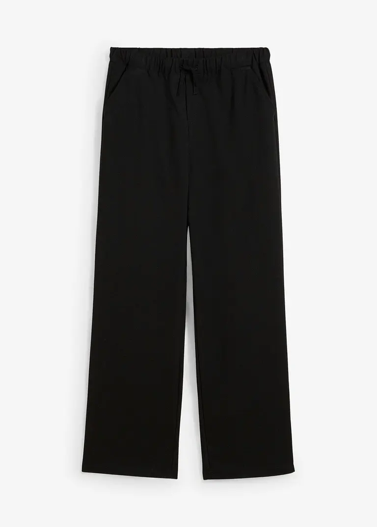 bonprix Schicke Chinohose im Anzuglook für Jungen - schwarz