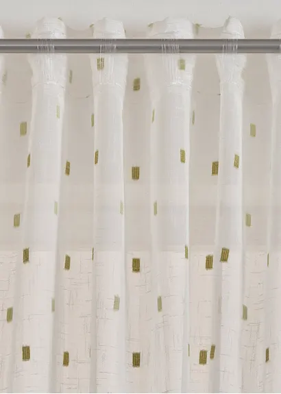 Bonprix Schicke Fertiggardine - Weiß Multifunktionsband