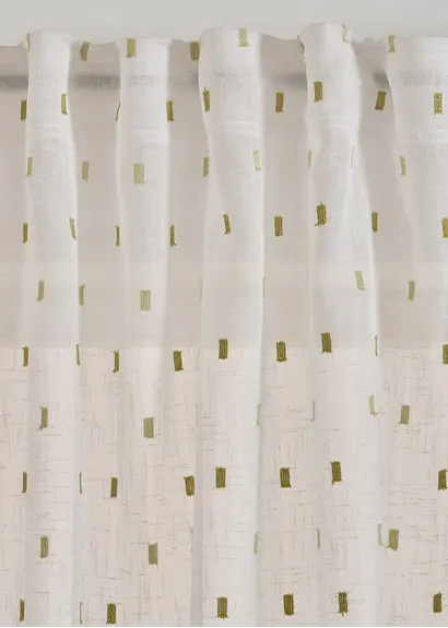 Bonprix Schicke Fertiggardine - Weiß Multifunktionsband