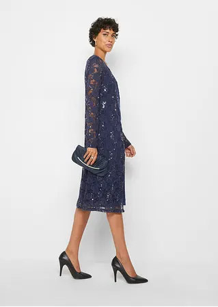 Bonprix Schicker Spitzen-Cardigan Mit Schmucksteinen - Damen