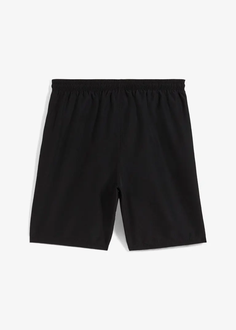 Bonprix Schlichte Badeshorts Im Lässigen Design - Schwarz