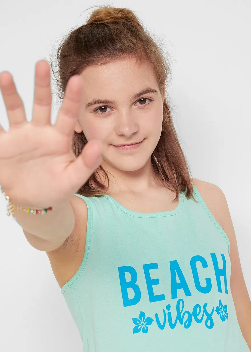 Bonprix Schlichte Mädchen Kleidchen Im 2er-Pack - Kinder