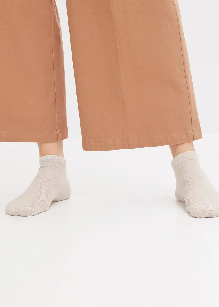Bonprix Schlichte Sneakersocken Mit Weichem Innenfrotee - Damen